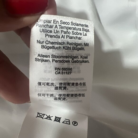 DKNY Blazer Women 12Blue Jacket Coat‎ Career Preppy One Button Lined NEW - Picture 13 of 15